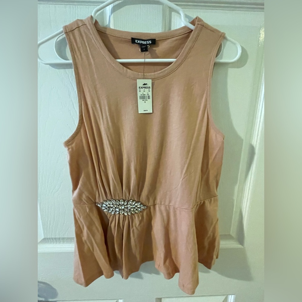 Express Peplum Tank NWT